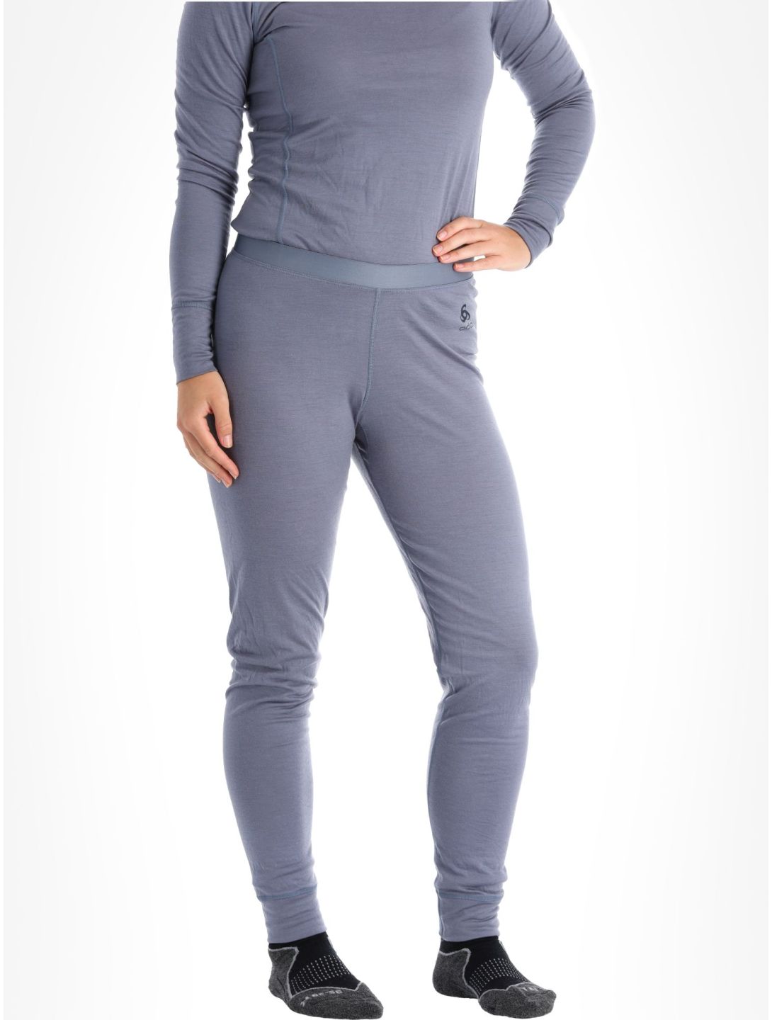 Odlo, Merino 200 thermobroek dames Folkstone Gray grijs 