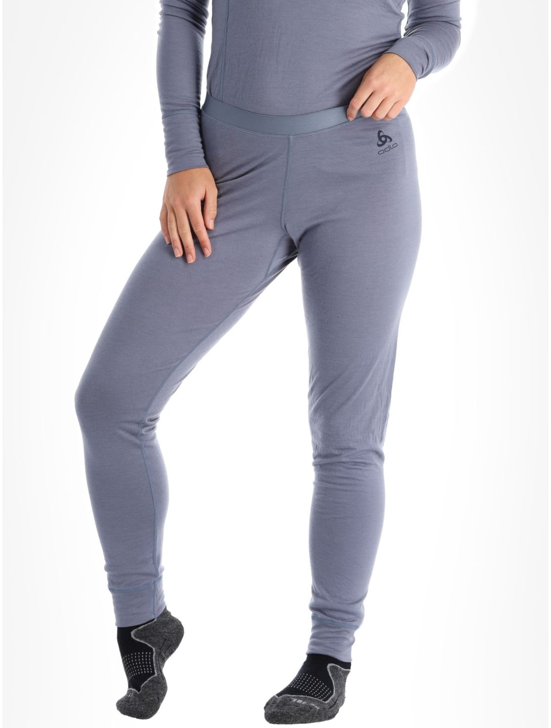 Odlo, Merino 200 thermobroek dames Folkstone Gray grijs 