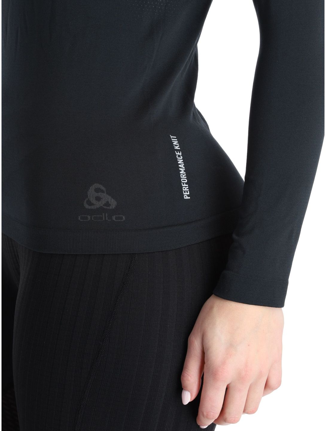 Odlo, Perfomance Light Eco thermoshirt dames Black zwart 