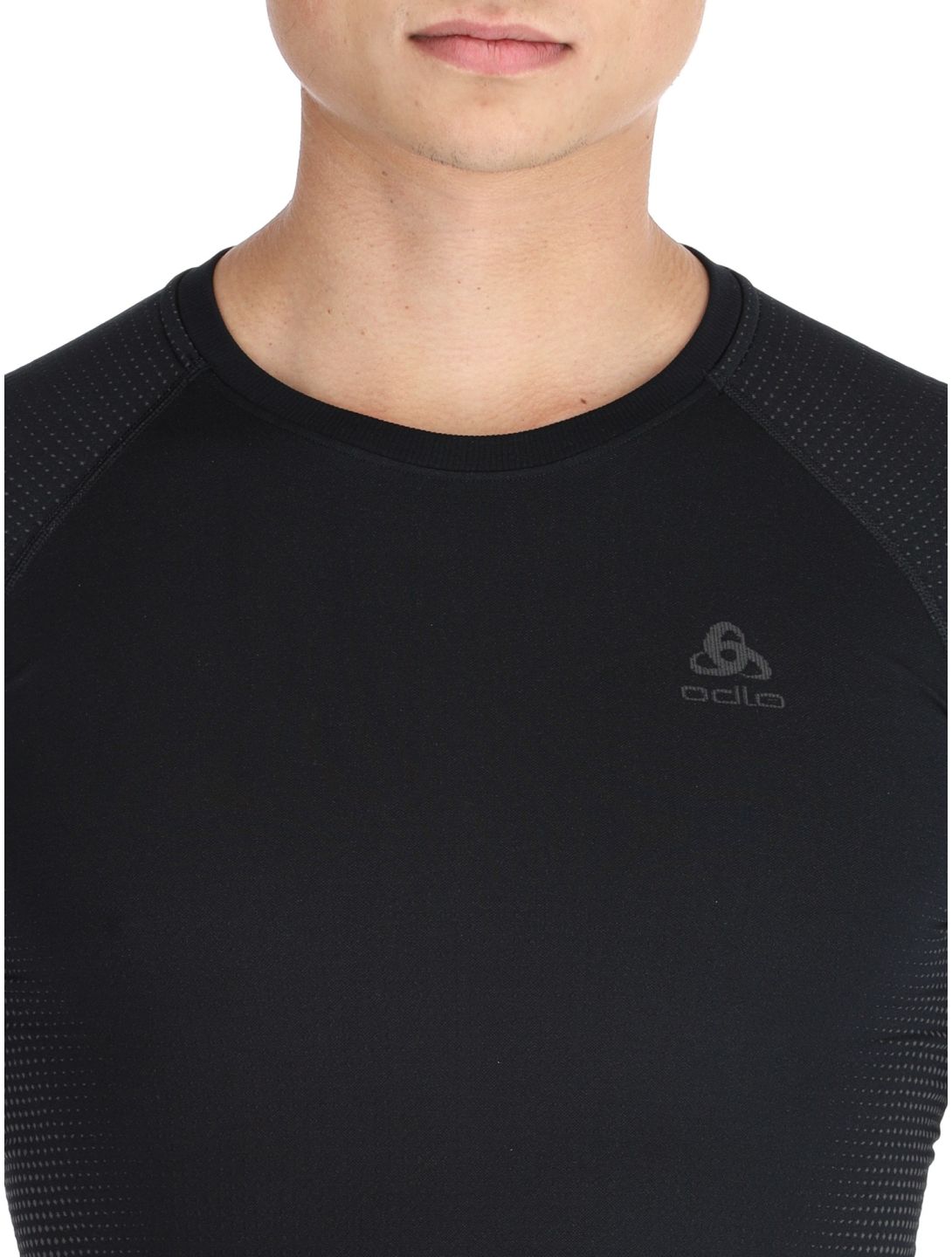 Odlo, Perfomance Warm Eco FA Thermoshirt heren Black - Odlo Graphite Grey Grijs, Zwart 