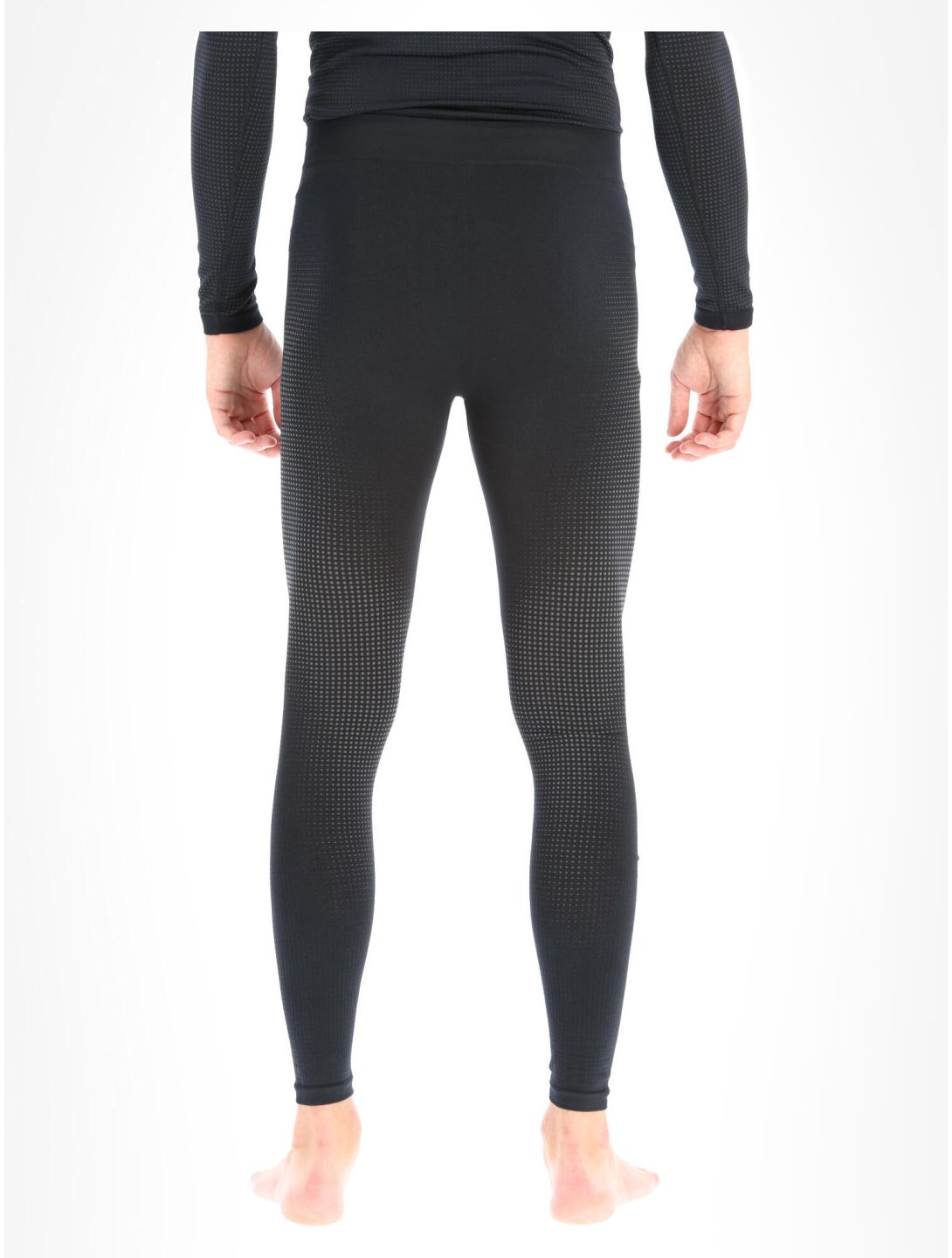 Odlo, Perfomance Warm Eco thermobroek heren Black - Odlo Graphite Grey grijs, zwart 