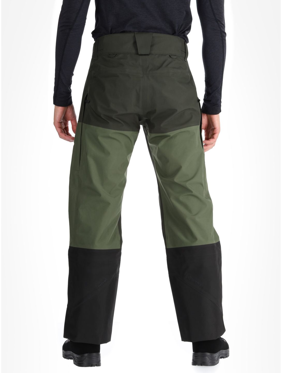 Peak Performance, M Gravity Gore-Tex 3L BB Skibroek Hardshell heren Olive Extreme / Pine Needle / Offblack Groen, Zwart 