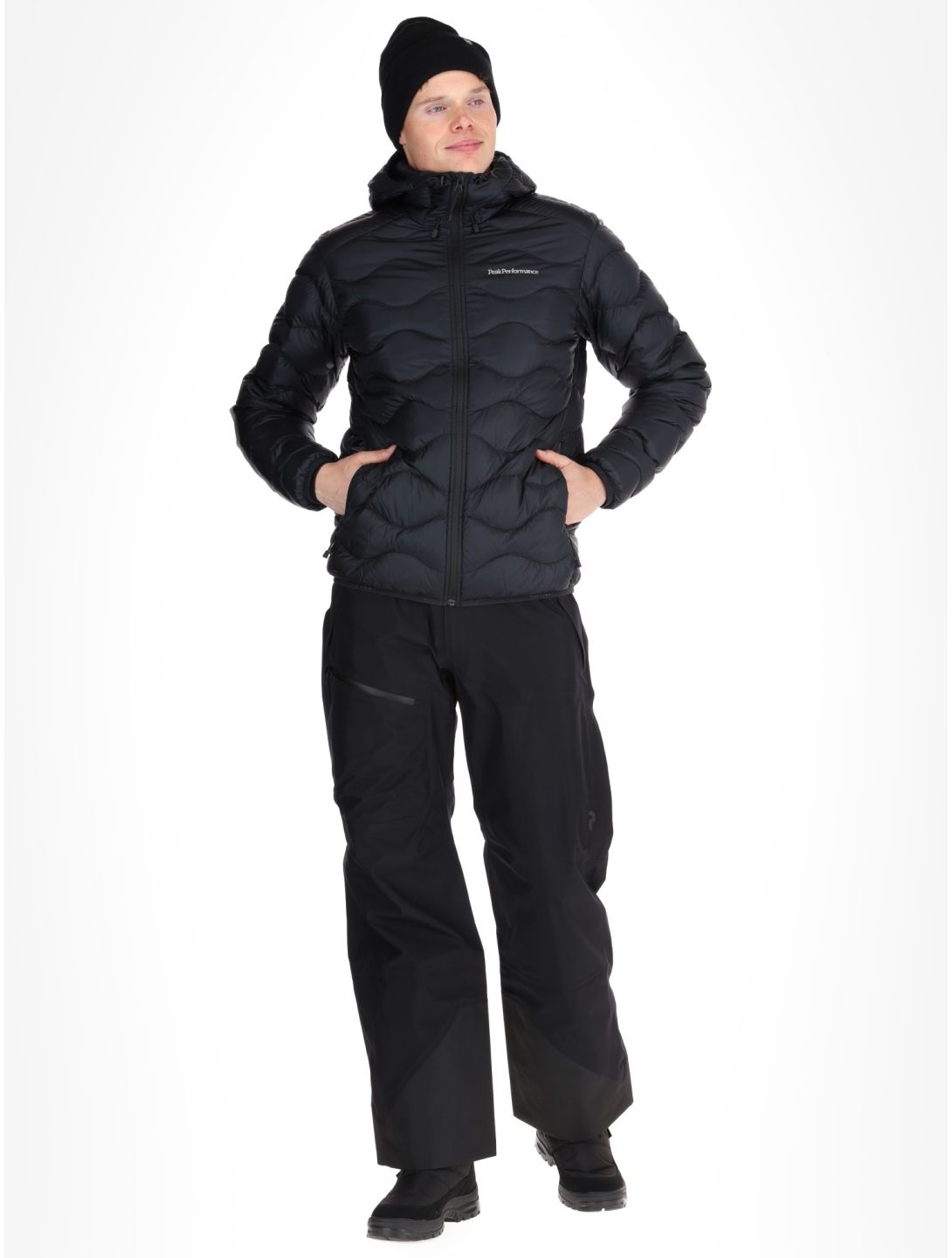 Peak Performance, M Helium Down Hood AD Midlayer (Dons) jas heren Black Zwart 