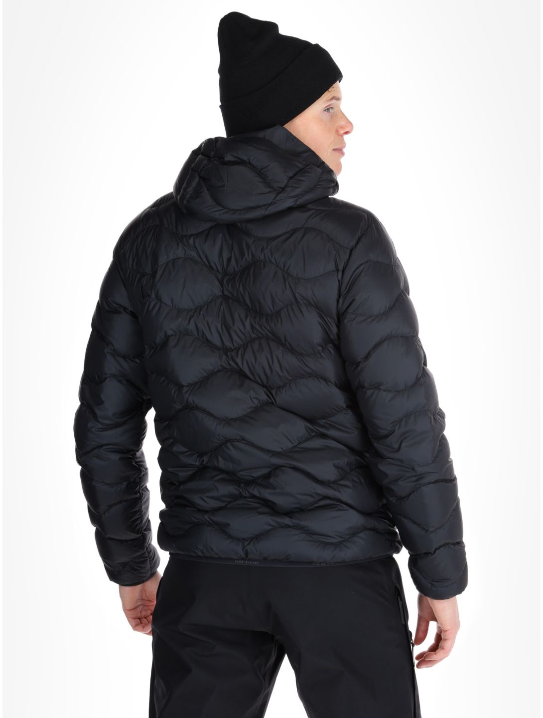 Peak Performance, M Helium Down Hood AD Midlayer (Dons) jas heren Black Zwart 