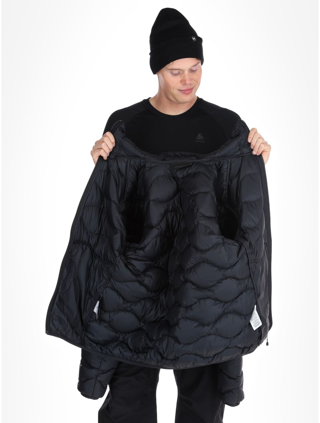 Peak Performance, M Helium Down Hood AD Midlayer (Dons) jas heren Black Zwart 