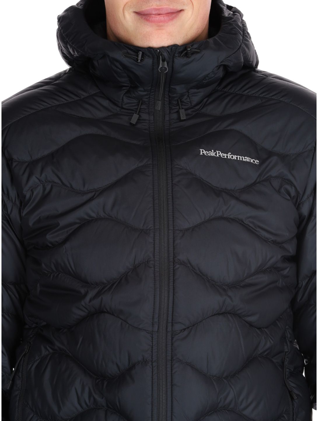 Peak Performance, M Helium Down Hood AD Midlayer (Dons) jas heren Black Zwart 