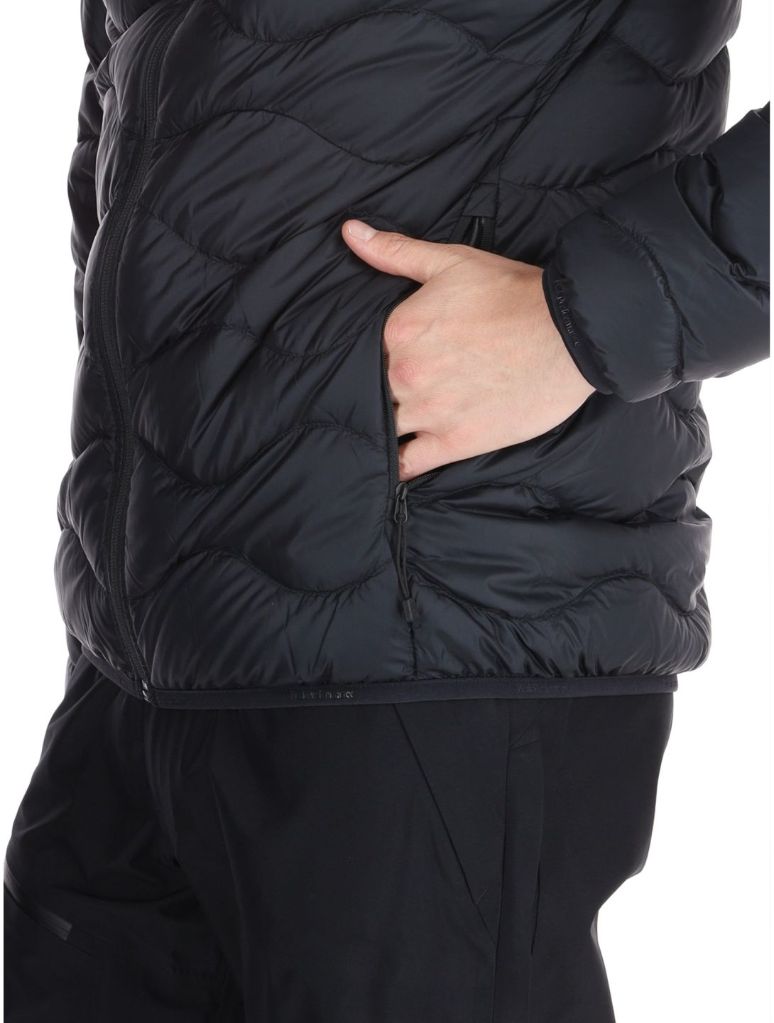 Peak Performance, M Helium Down Hood AD Midlayer (Dons) jas heren Black Zwart 