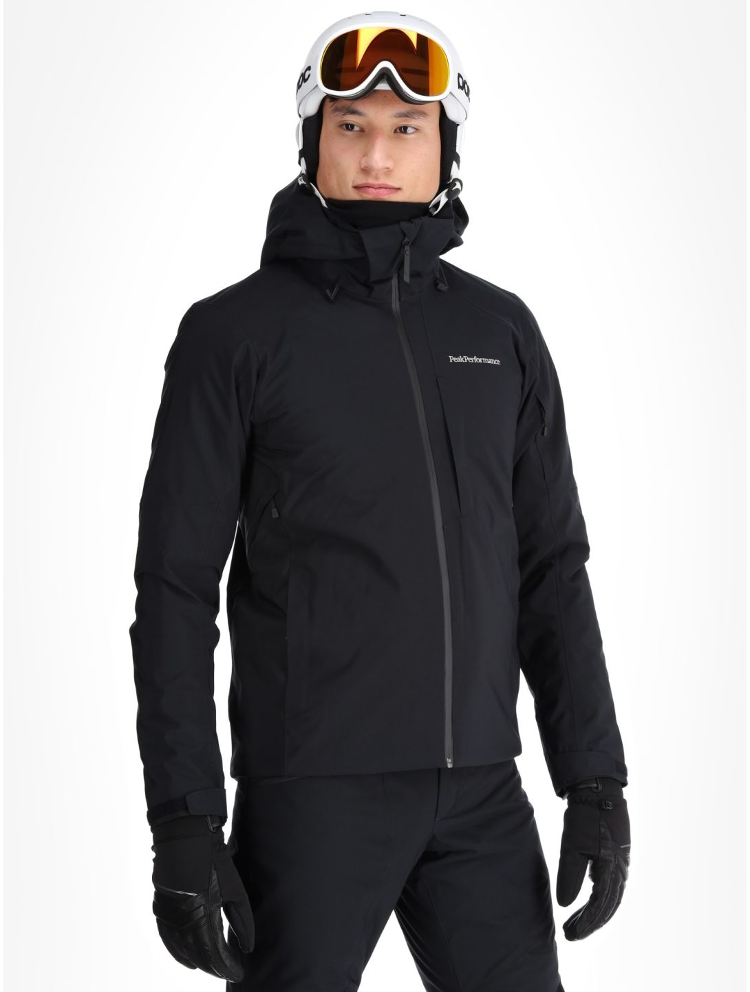 Peak Performance, M Maroon AA Jas gevoerd heren Black Zwart 