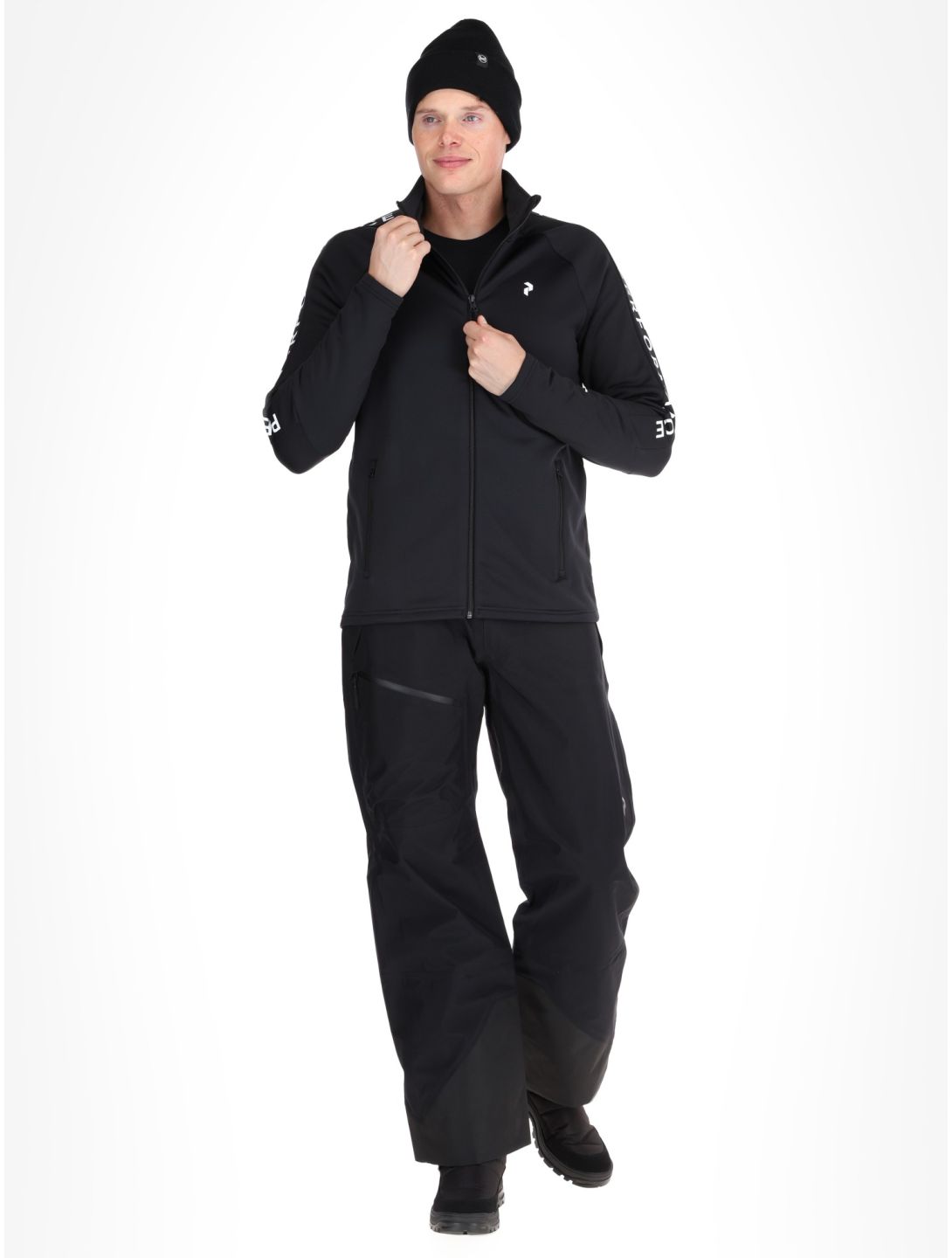 Peak Performance, M Rider Zip EA Vest heren Black Zwart 