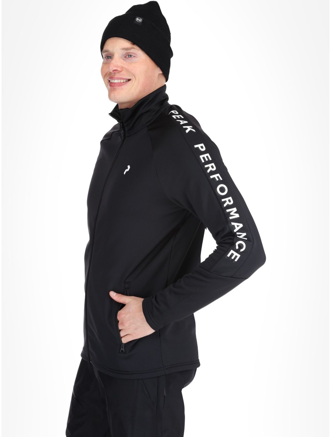 Peak Performance, M Rider Zip EA Vest heren Black Zwart 