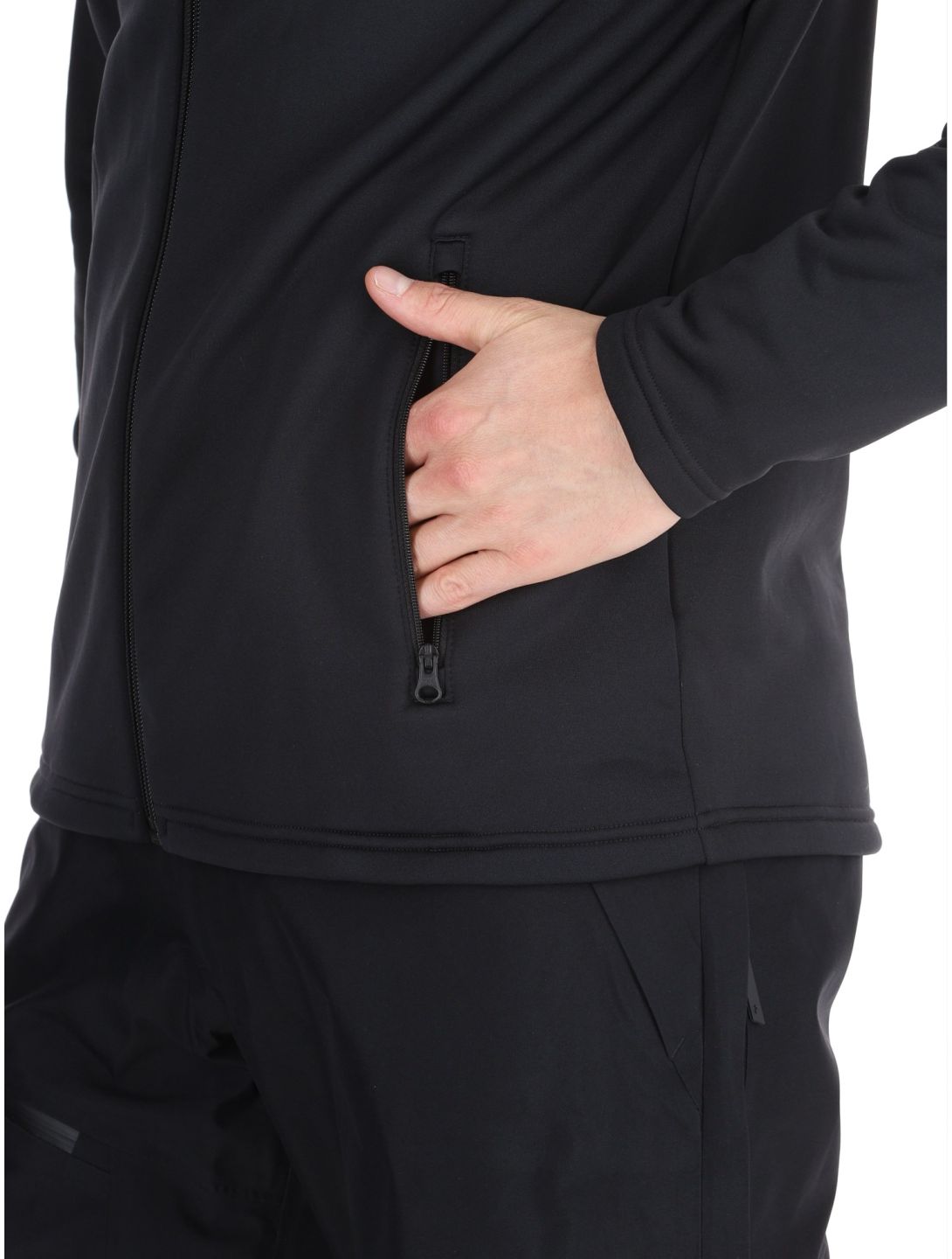 Peak Performance, M Rider Zip EA Vest heren Black Zwart 