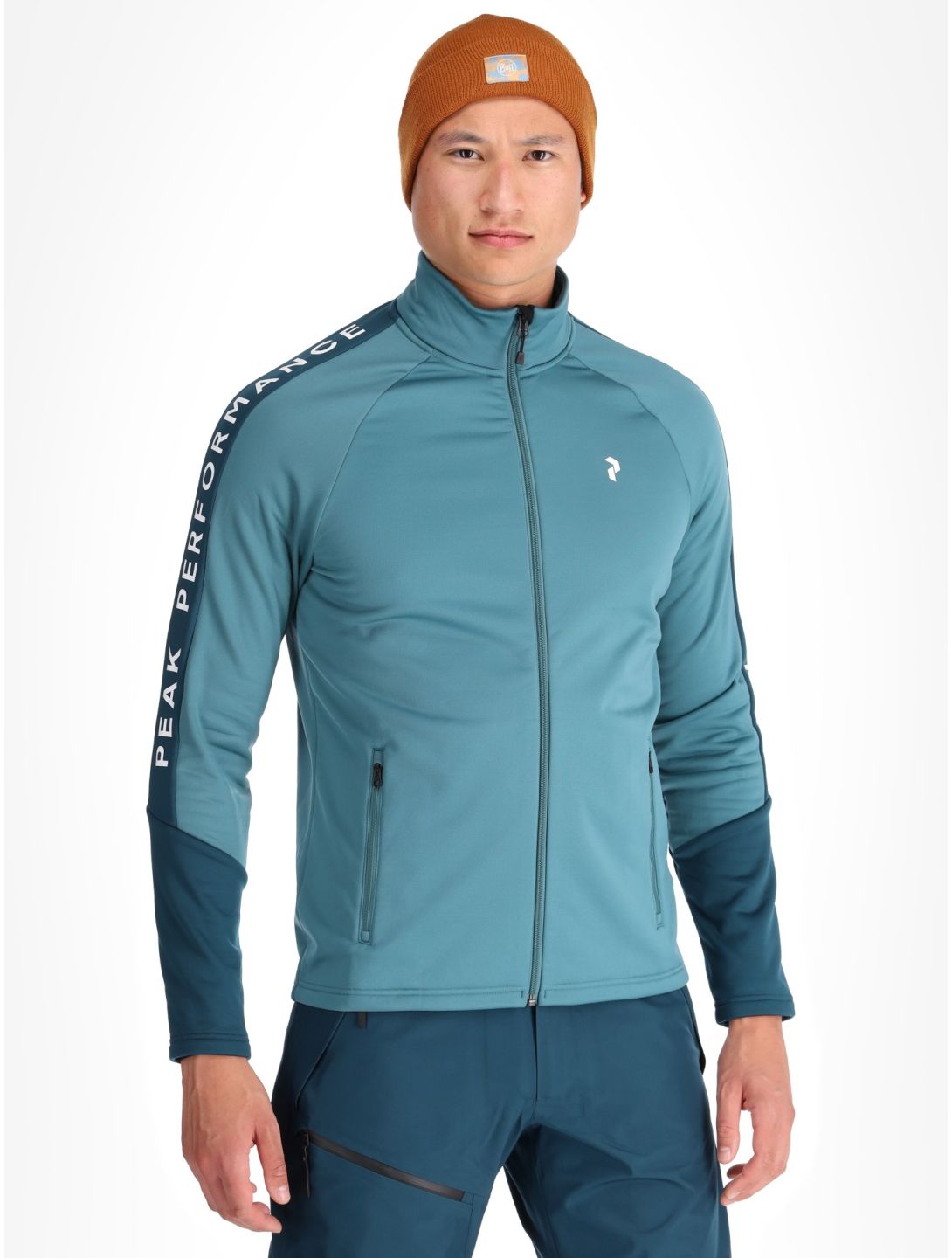 Peak Performance, M Rider Zip vest heren Hydro Fresh / Infinity Teel blauw 