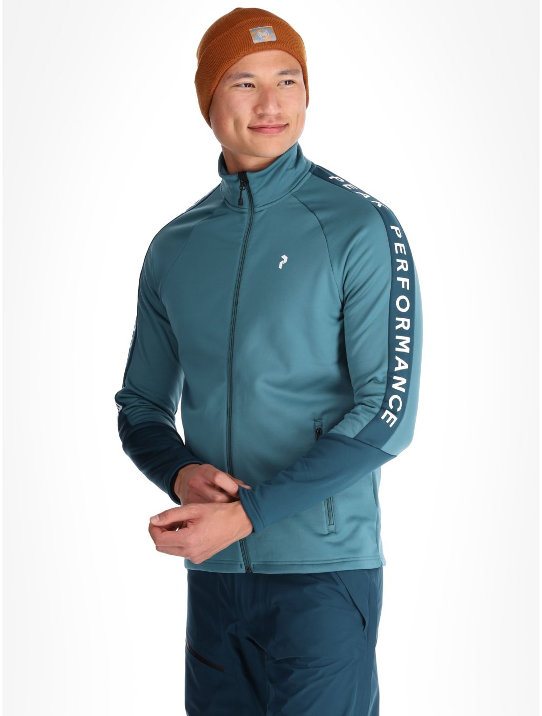 Peak Performance, M Rider Zip vest heren Hydro Fresh / Infinity Teel blauw 