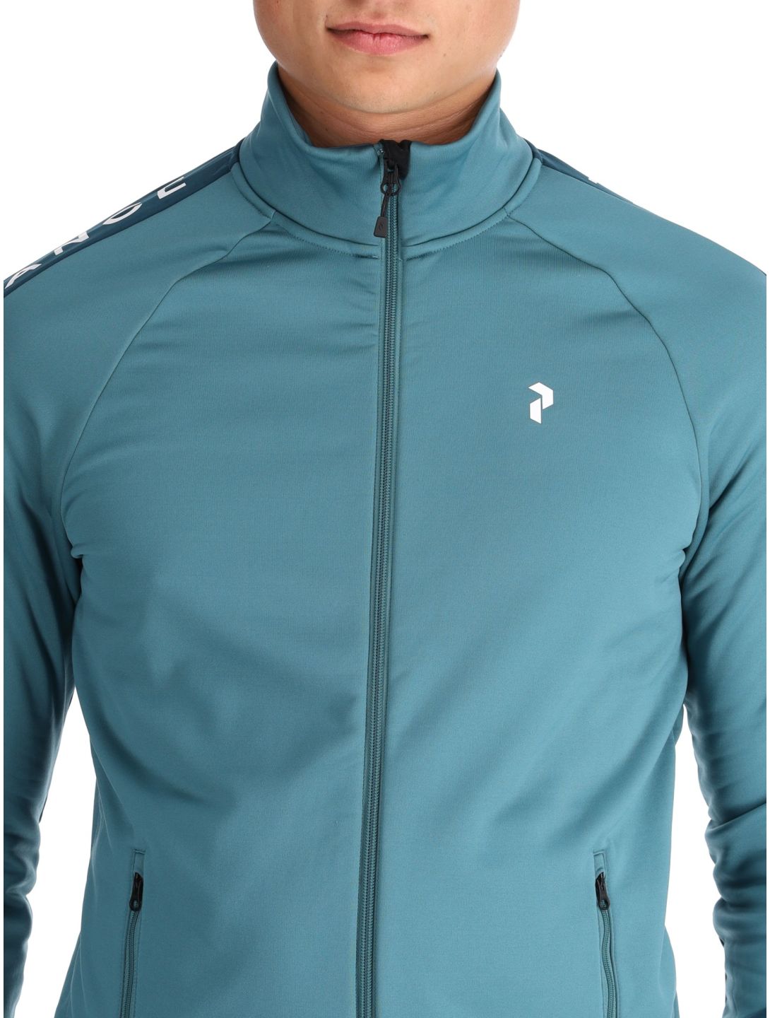 Peak Performance, M Rider Zip vest heren Hydro Fresh / Infinity Teel blauw 