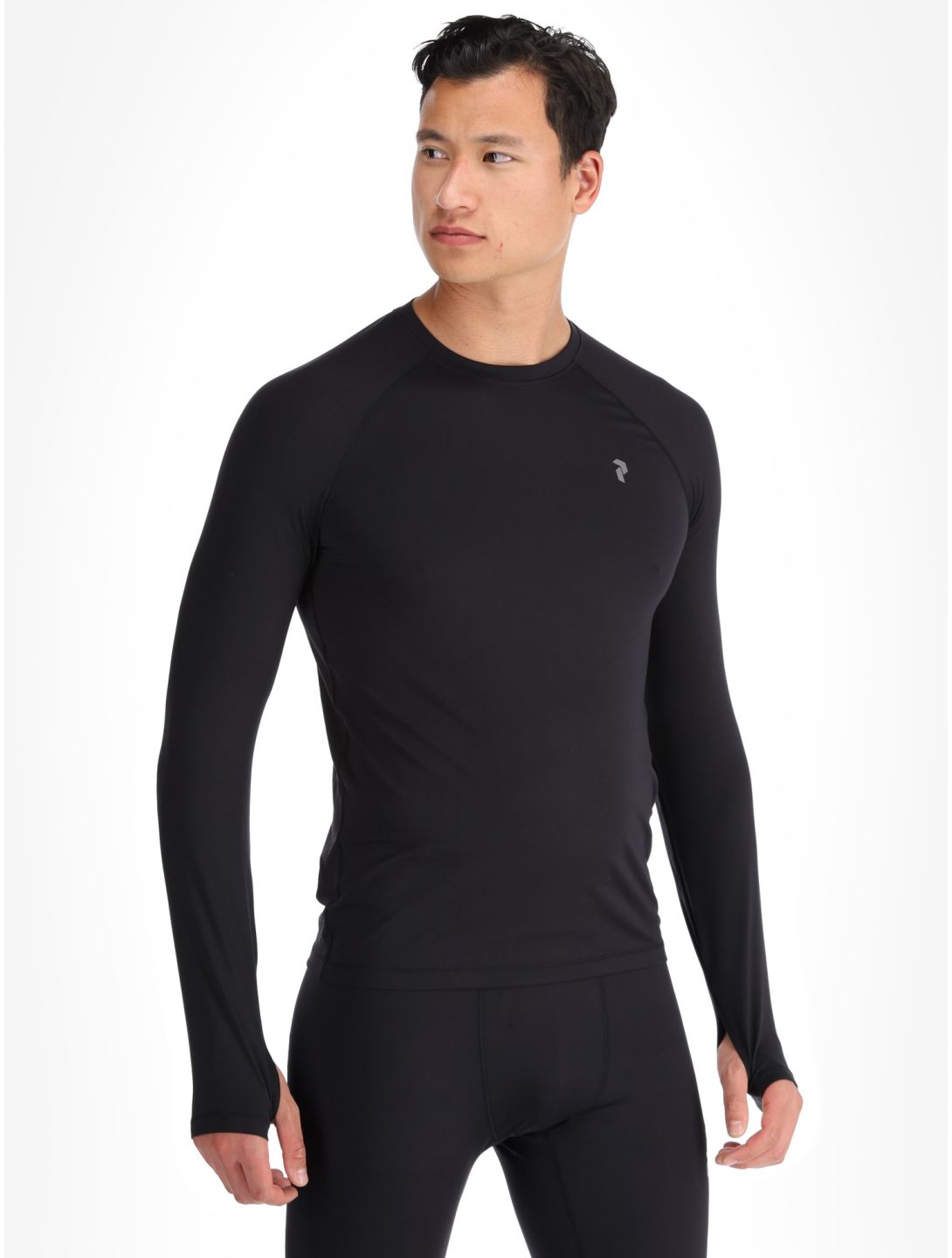 Peak Performance, M Spirit thermoshirt heren Black zwart 