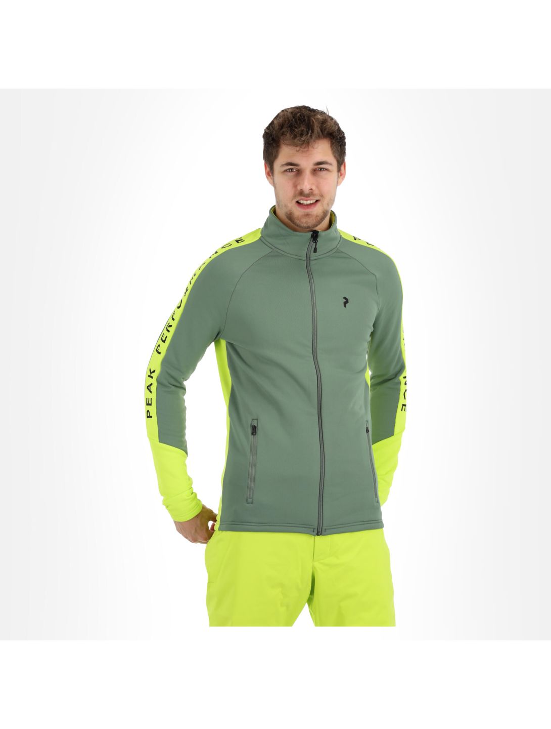 Peak Performance, Rider Zip vest heren fells view groen 