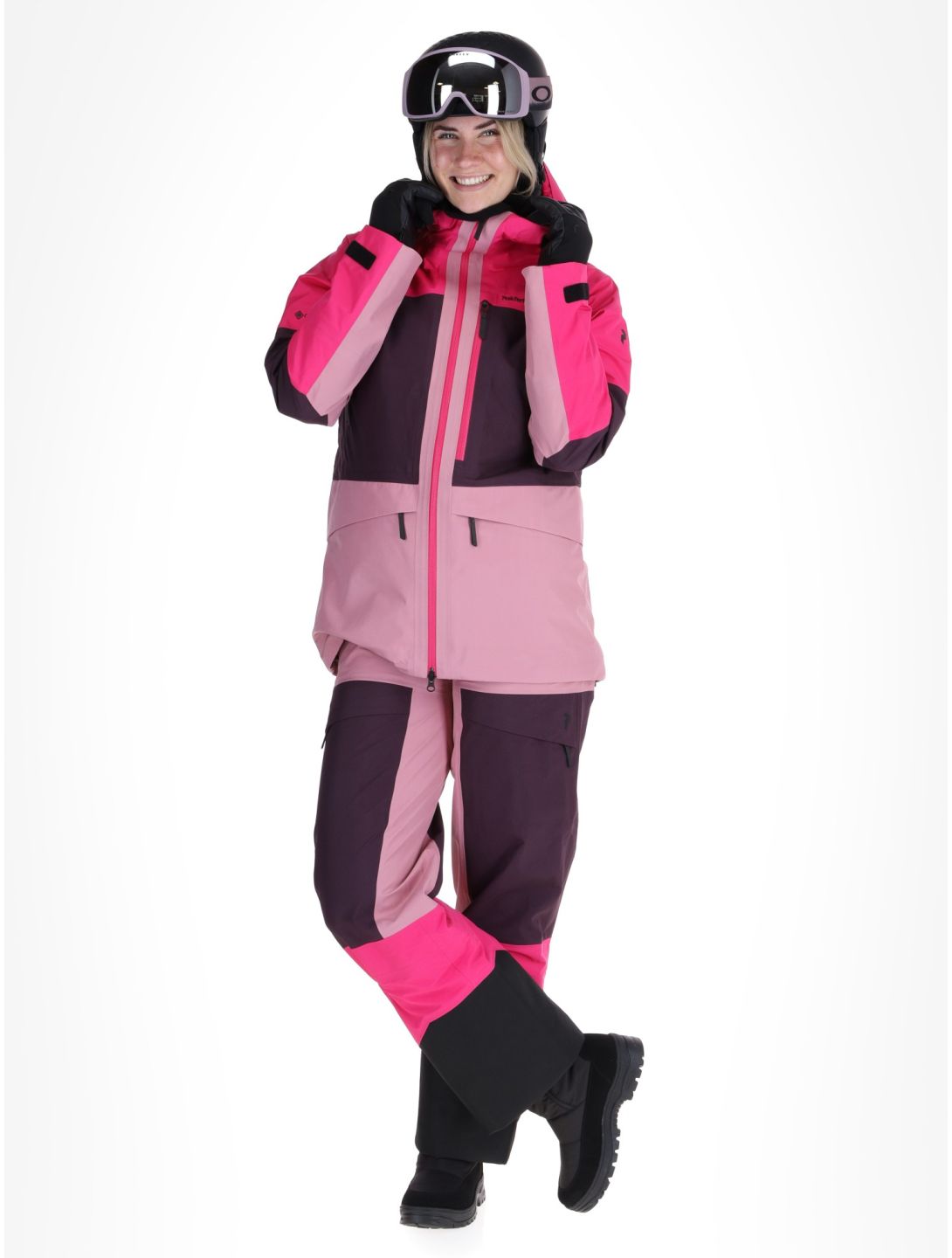 Peak Performance, W Gravity Gore-Tex 3L AB Hardshell jas dames Beetroot Purple / Mystic Purple / Bitter Root Paars, Roze 