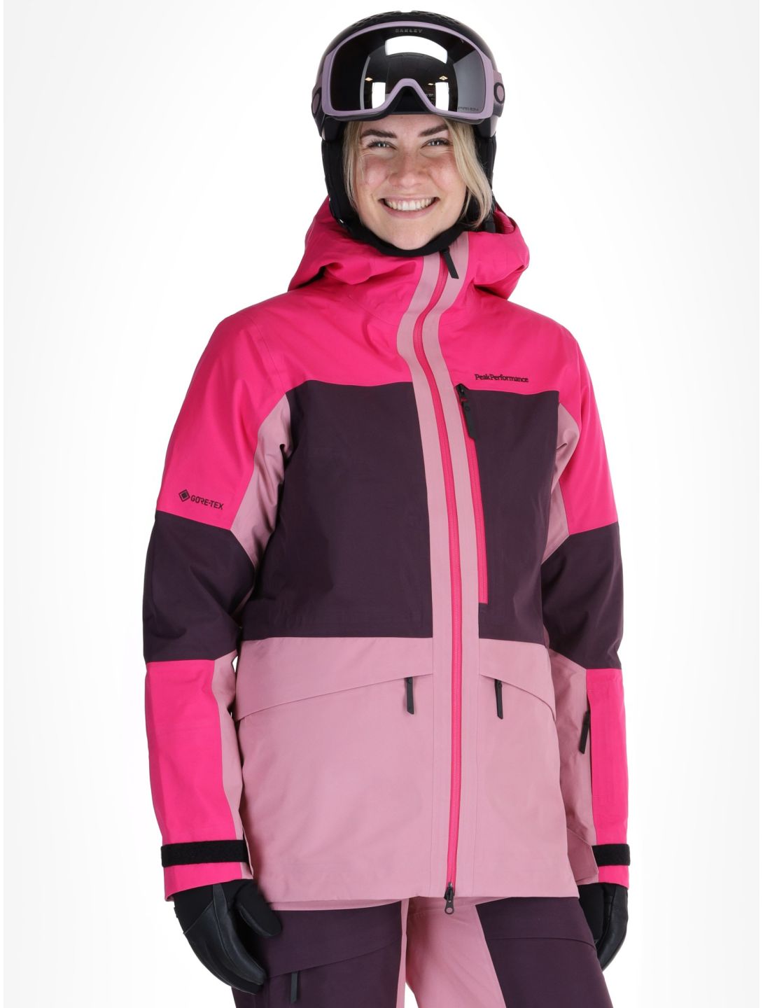 Peak Performance, W Gravity Gore-Tex 3L AB Hardshell jas dames Beetroot Purple / Mystic Purple / Bitter Root Paars, Roze 