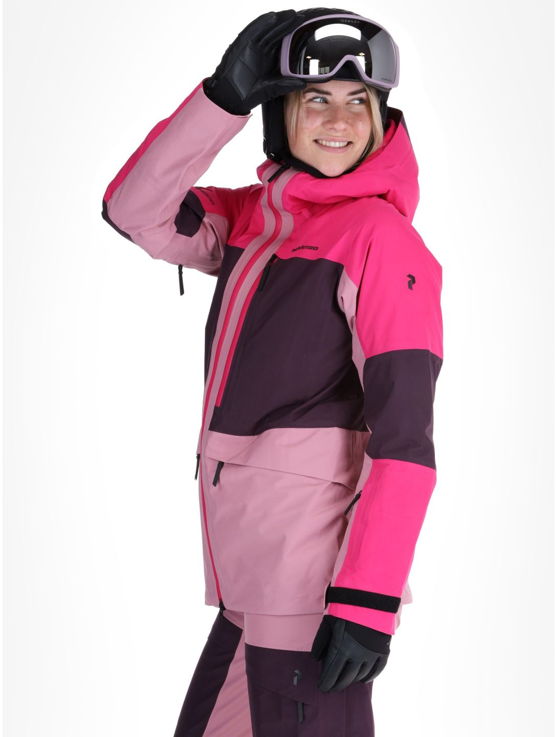 Peak Performance, W Gravity Gore-Tex 3L AB Hardshell jas dames Beetroot Purple / Mystic Purple / Bitter Root Paars, Roze 