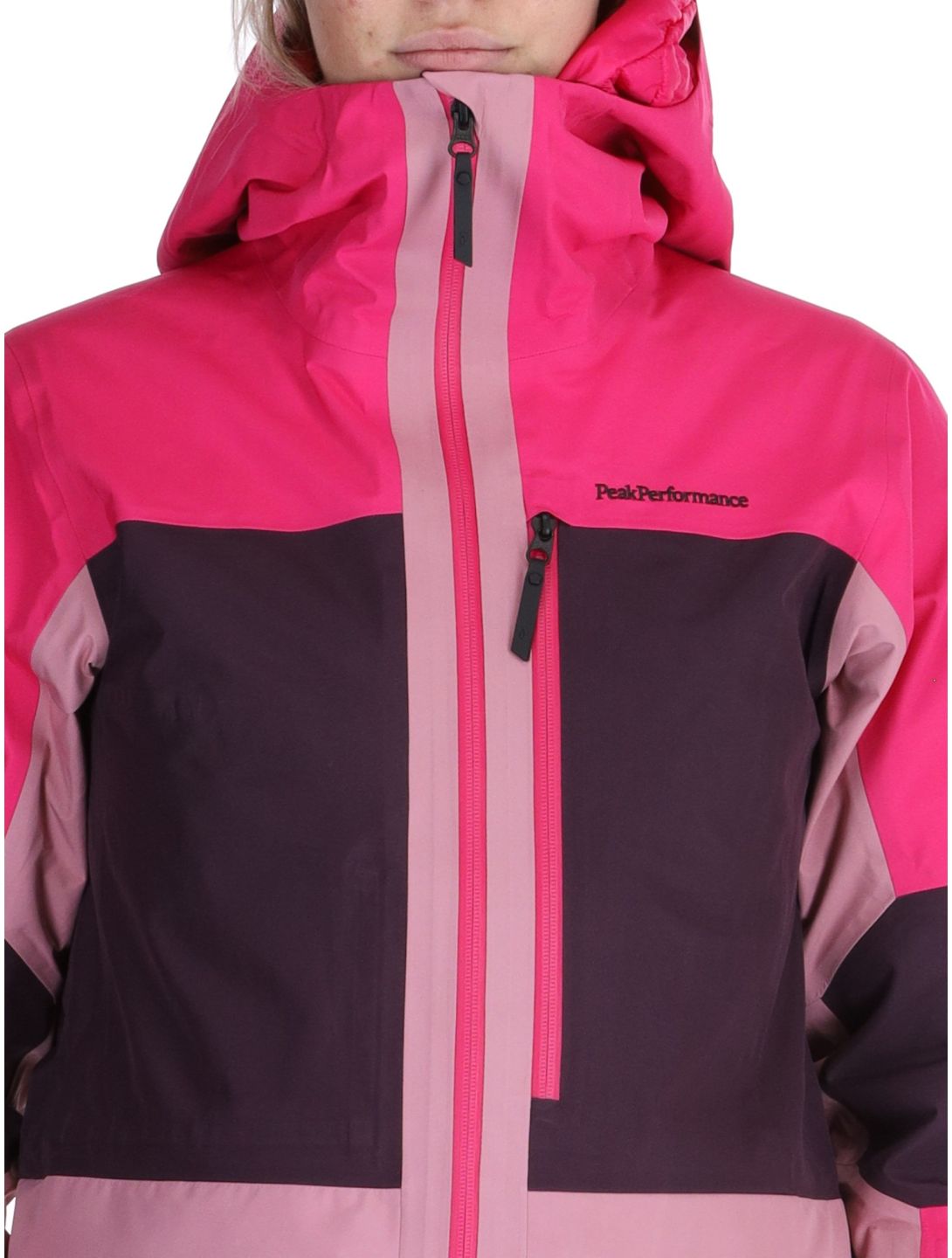 Peak Performance, W Gravity Gore-Tex 3L AB Hardshell jas dames Beetroot Purple / Mystic Purple / Bitter Root Paars, Roze 