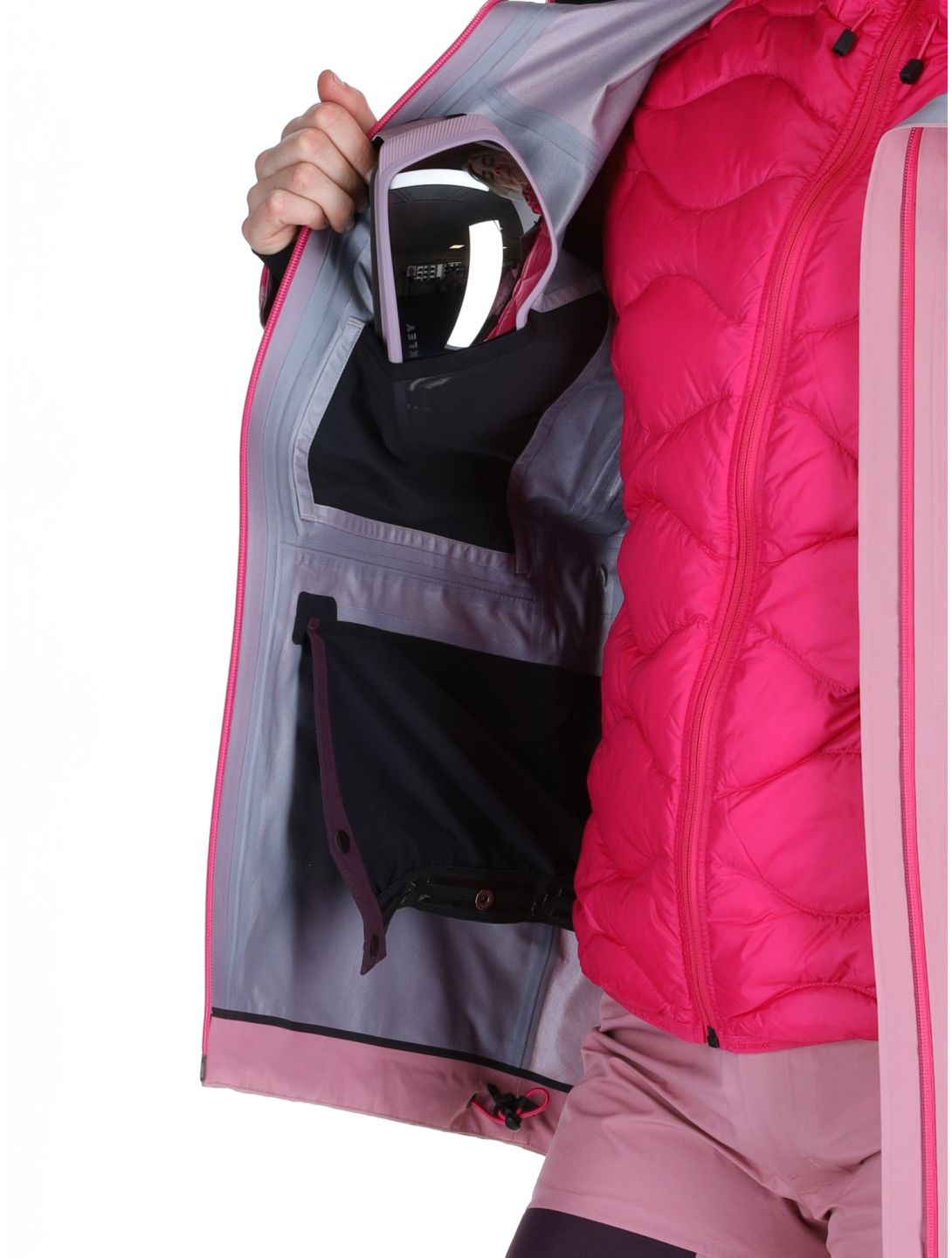 Peak Performance, W Gravity Gore-Tex 3L AB Hardshell jas dames Beetroot Purple / Mystic Purple / Bitter Root Paars, Roze 