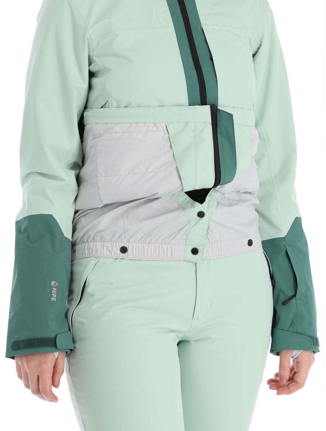 Peak Performance, W Rider Insulated Ski ski-jas dames Delta Green Smoke Pine groen 