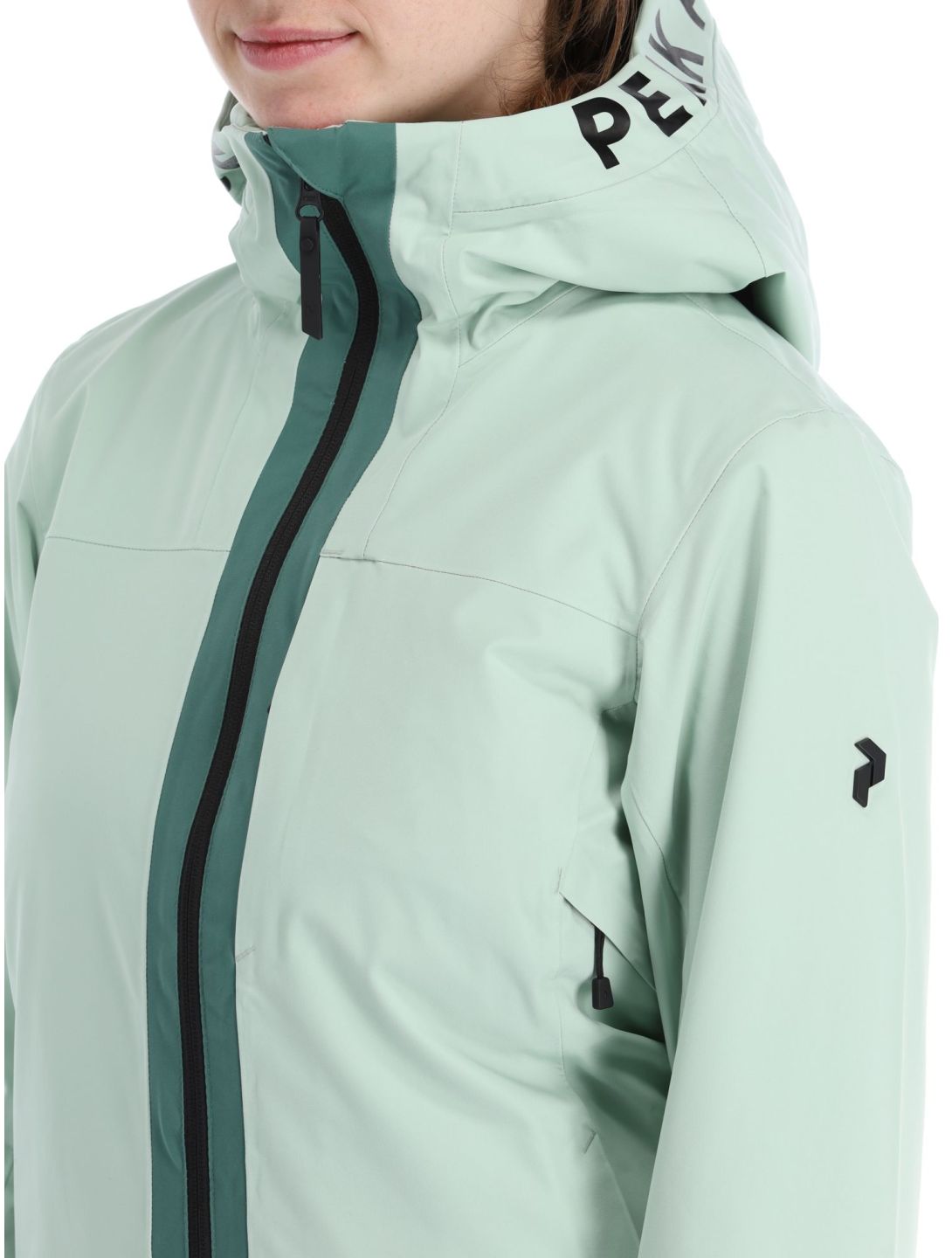 Peak Performance, W Rider Insulated Ski ski-jas dames Delta Green Smoke Pine groen 