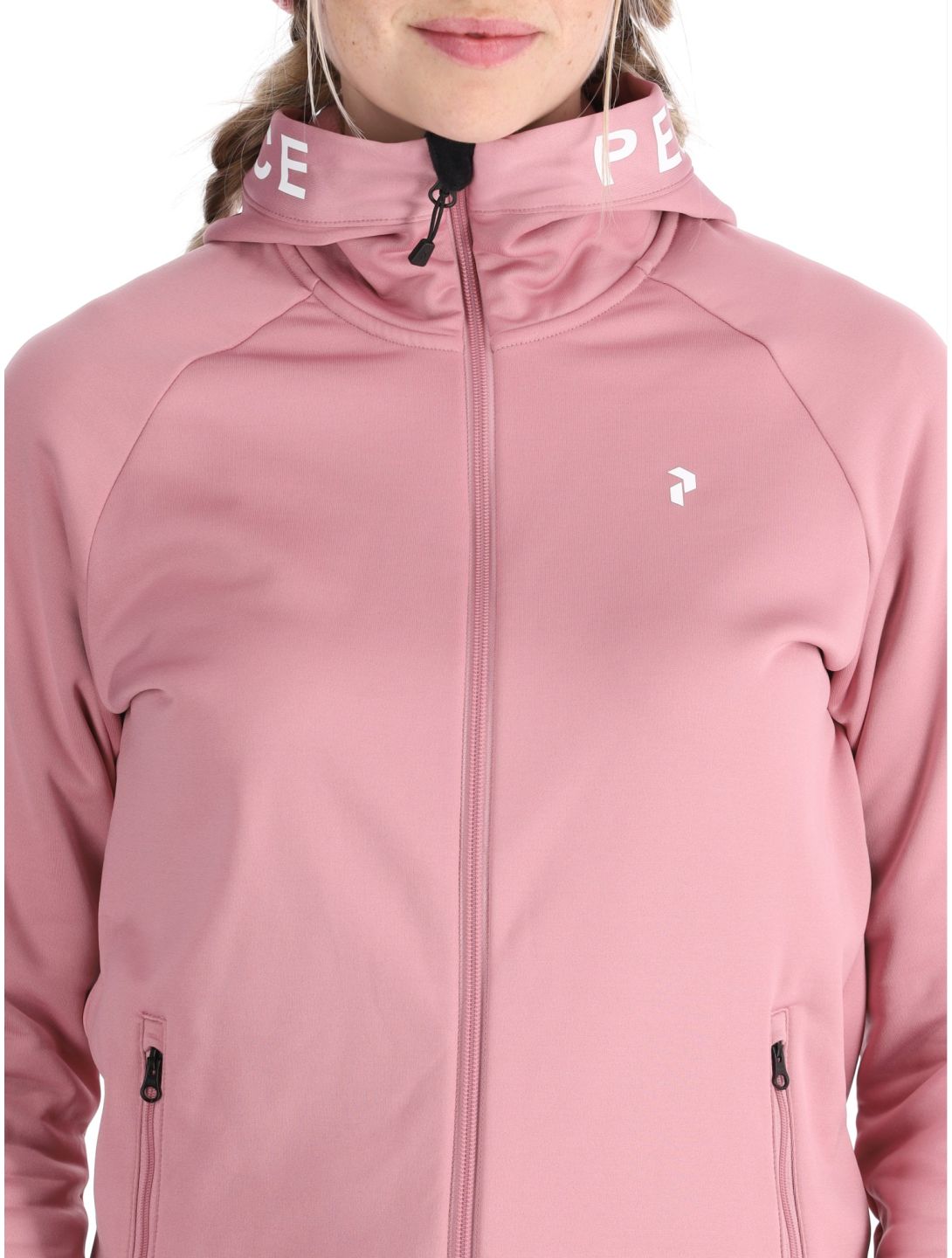 Peak Performance, W Rider Zip vest dames Bitter Root roze 