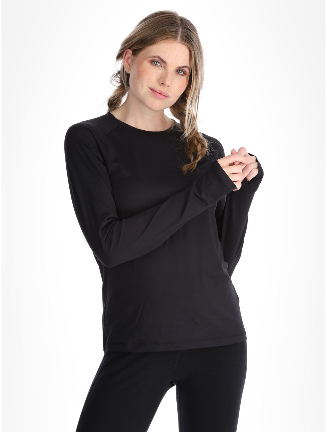 Peak Performance, W Spirit thermoshirt dames Black zwart 