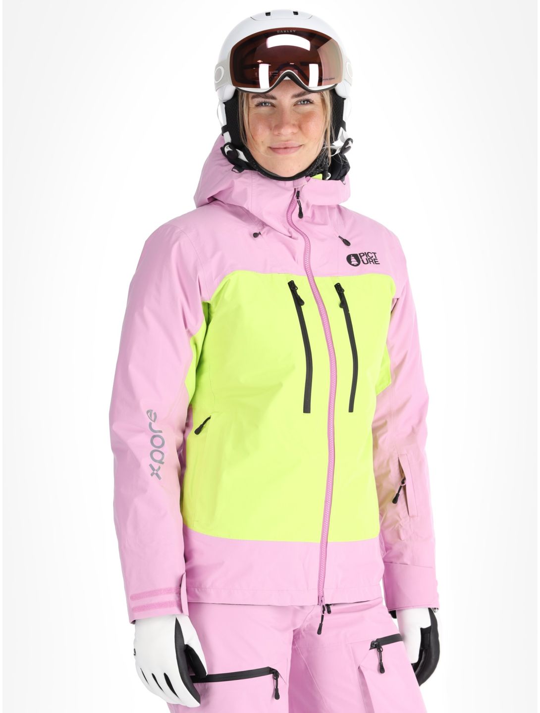 Picture, Acidid 3L AB Hardshell jas dames Orchid Acid Lime Groen, Roze 