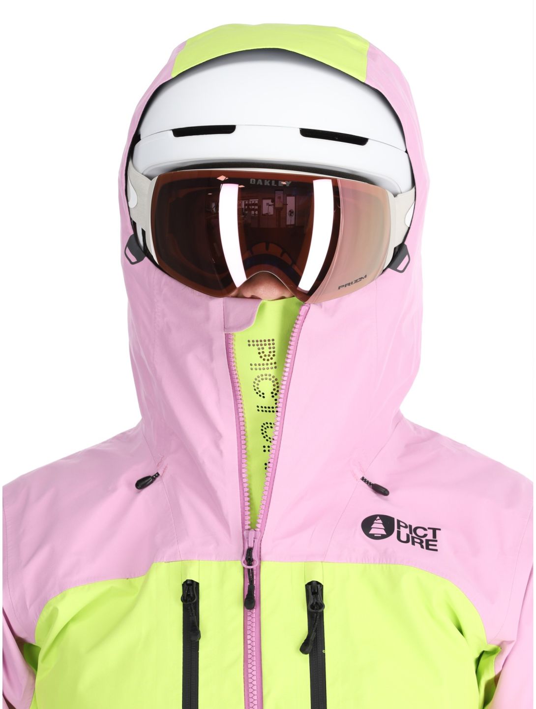 Picture, Acidid 3L AB Hardshell jas dames Orchid Acid Lime Groen, Roze 