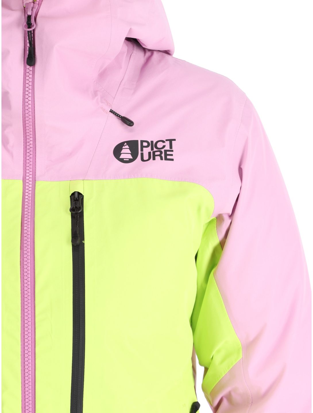 Picture, Acidid 3L AB Hardshell jas dames Orchid Acid Lime Groen, Roze 