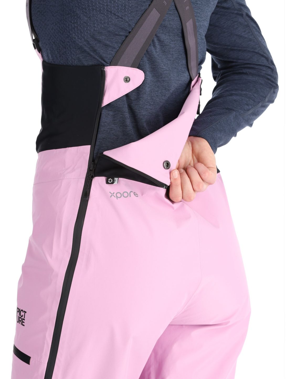 Picture, Allea 3L Xpore BB Skibroek Hardshell dames Orchid Roze 