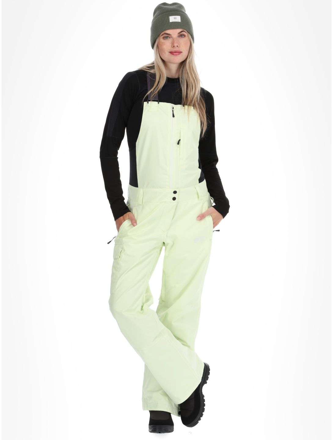 Picture, Brita BG BIB skibroek dames Lime Cream Groen 