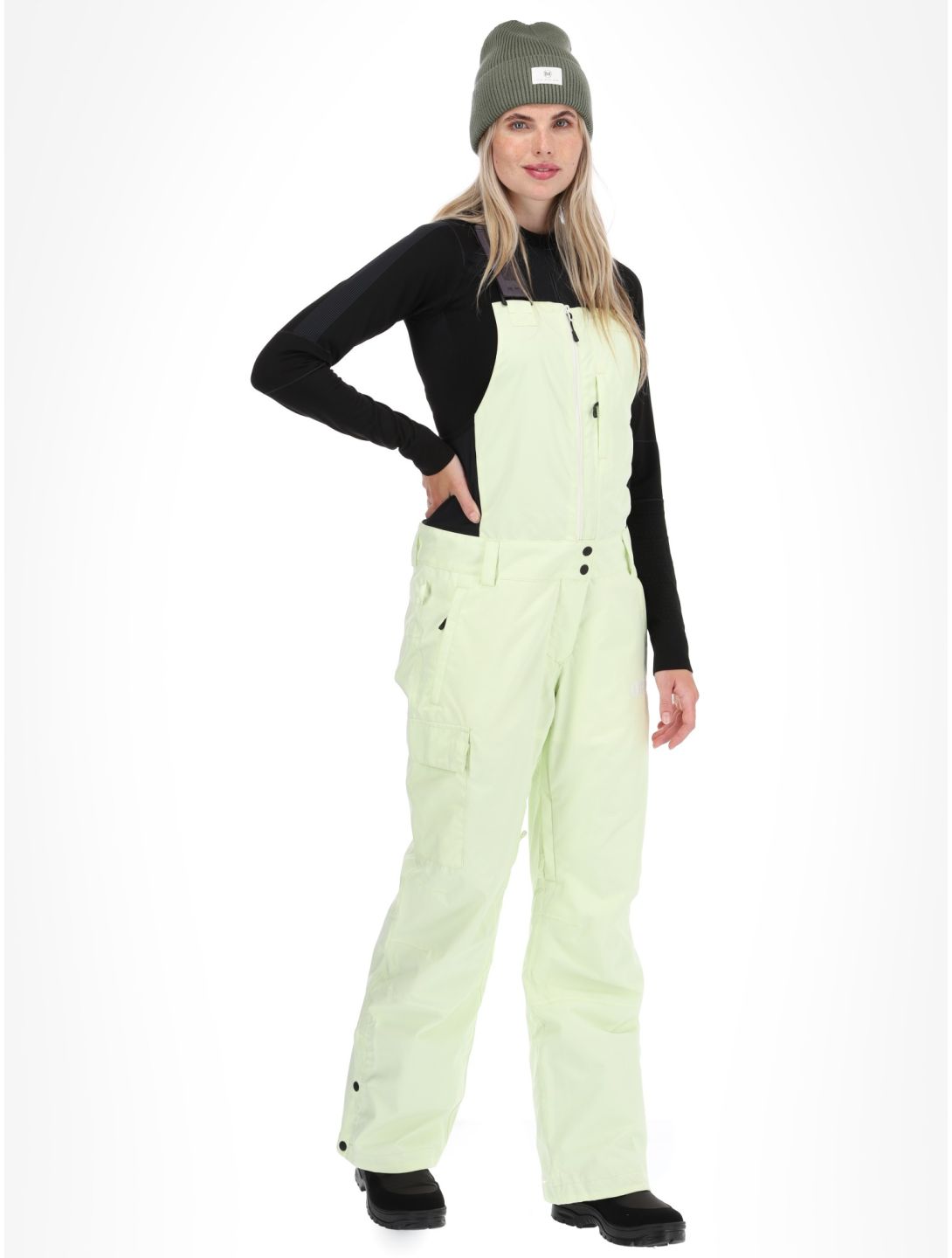 Picture, Brita BG BIB skibroek dames Lime Cream Groen 