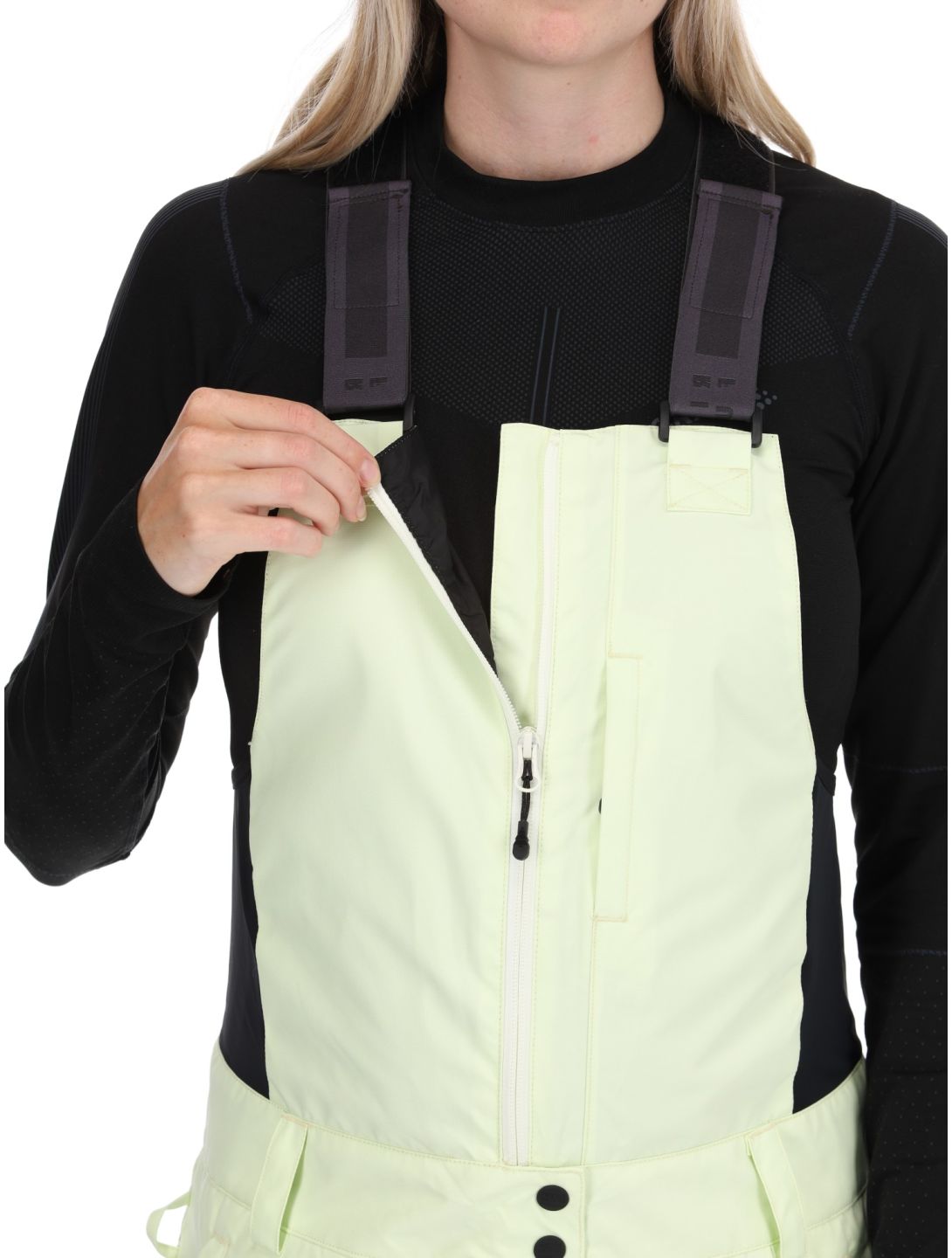 Picture, Brita BG BIB skibroek dames Lime Cream Groen 