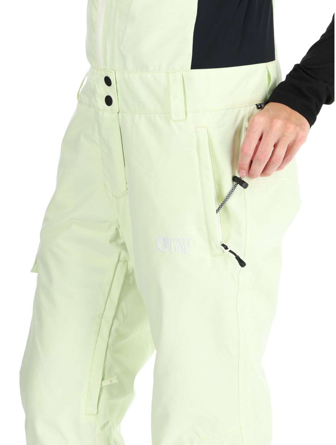 Picture, Brita BG BIB skibroek dames Lime Cream Groen 