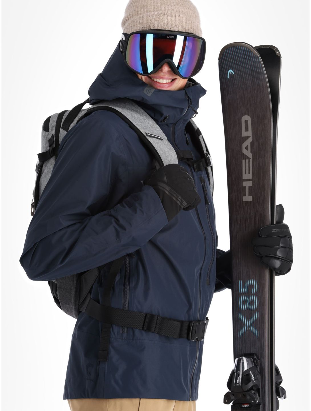 Picture, Broader 3L hardshell ski-jas heren Dark Blue blauw 