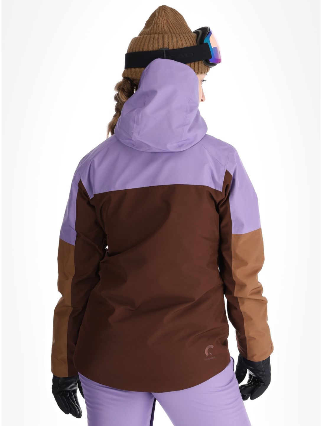 Picture, Exa ski-jas dames Paisley Purple Cocoa Brown Chicory Coffee bruin, paars 