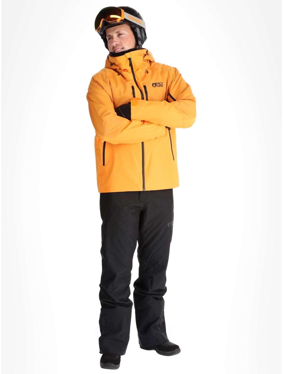 Picture, Goods ski-jas heren Carrot oranje 