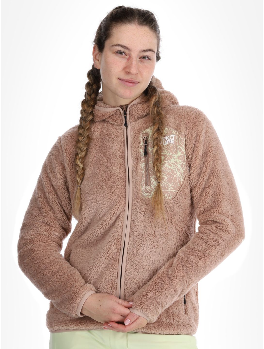 Picture, Izimo Fz Fleece EA Vest dames Roebuck Bruin 