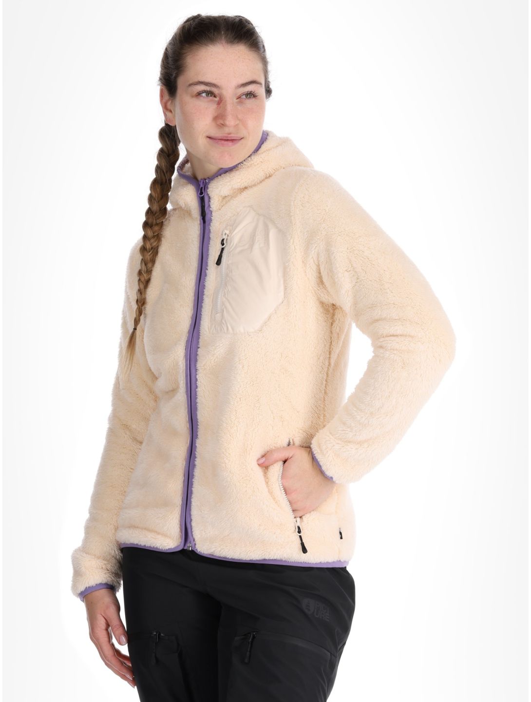 Picture, Izimo Fz Fleece EA Vest dames Vanilla Beige 