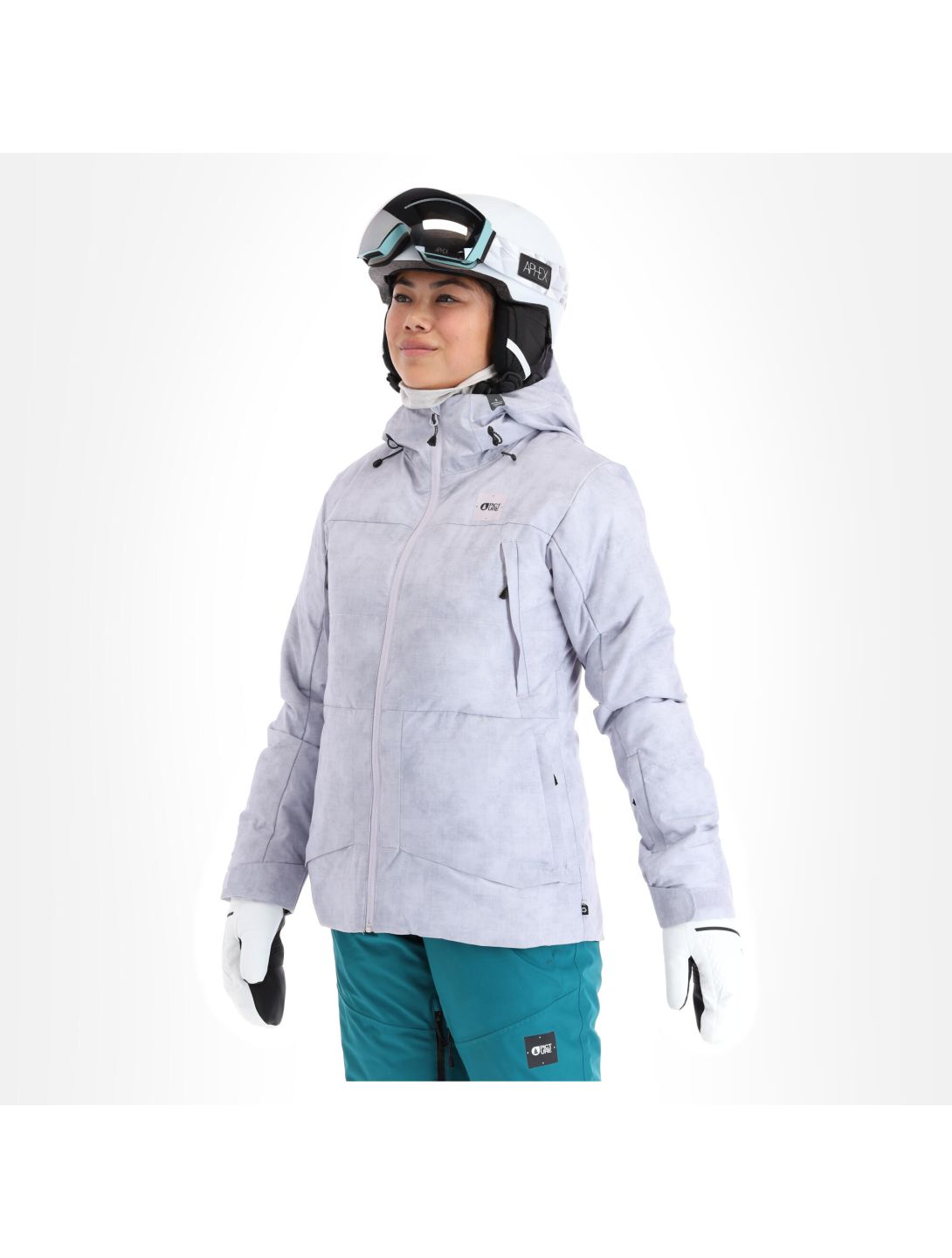 Picture, Lement Jkt ski-jas dames cloudy grijs 