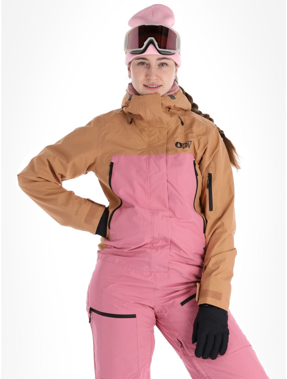 Picture, Opal Suit ski overall dames Cashmere Rose roze 