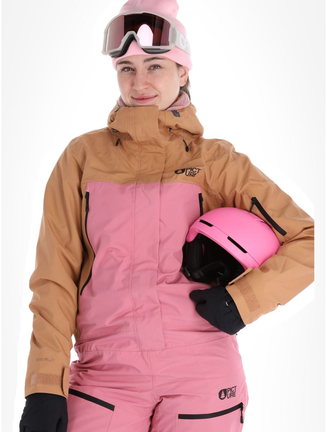 Picture, Opal Suit ski overall dames Cashmere Rose roze 