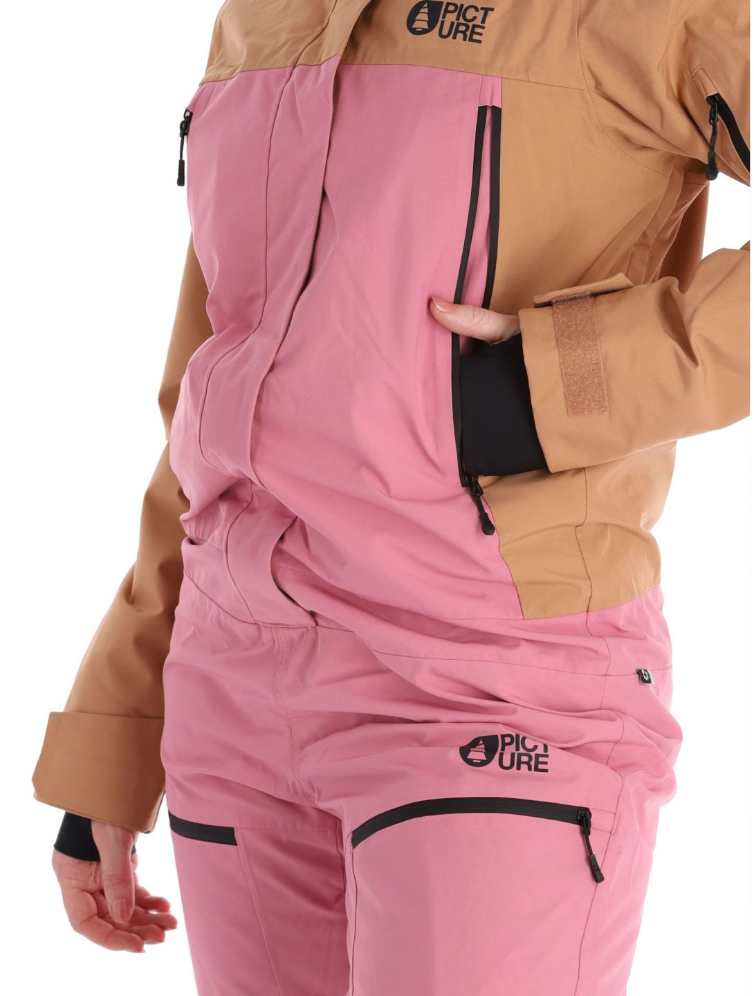 Picture, Opal Suit ski overall dames Cashmere Rose roze 