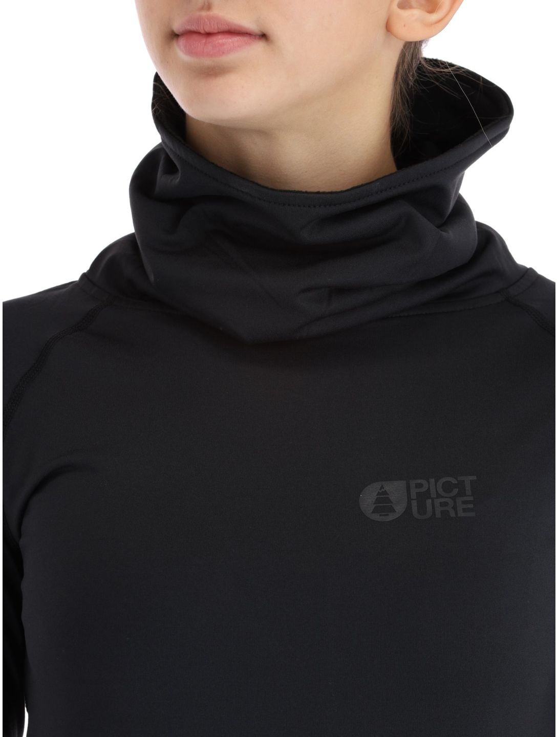 Picture, Pagaya High Fleece thermoshirt dames Black zwart 