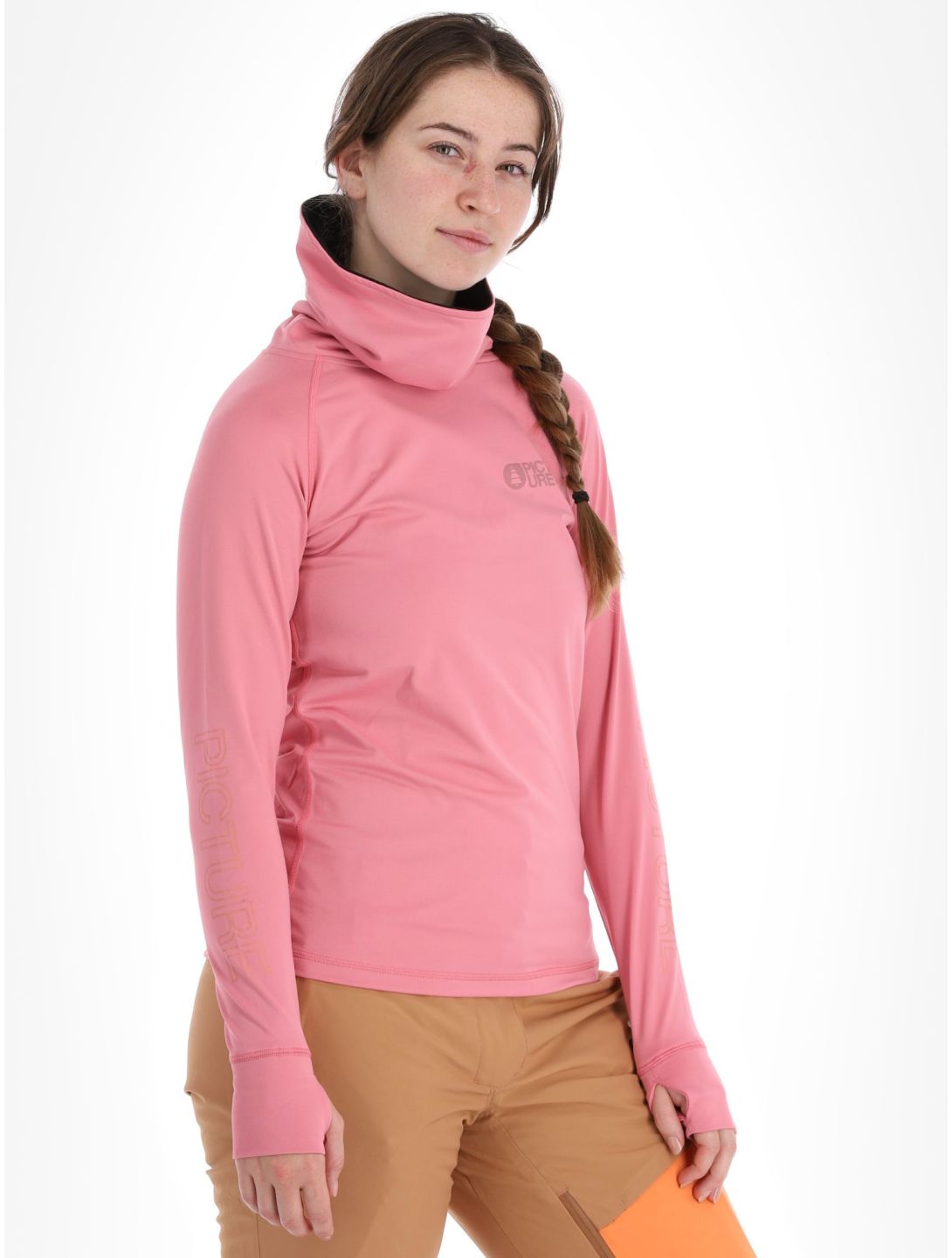 Picture, Pagaya High Fleece thermoshirt dames Cashmere Rose roze 