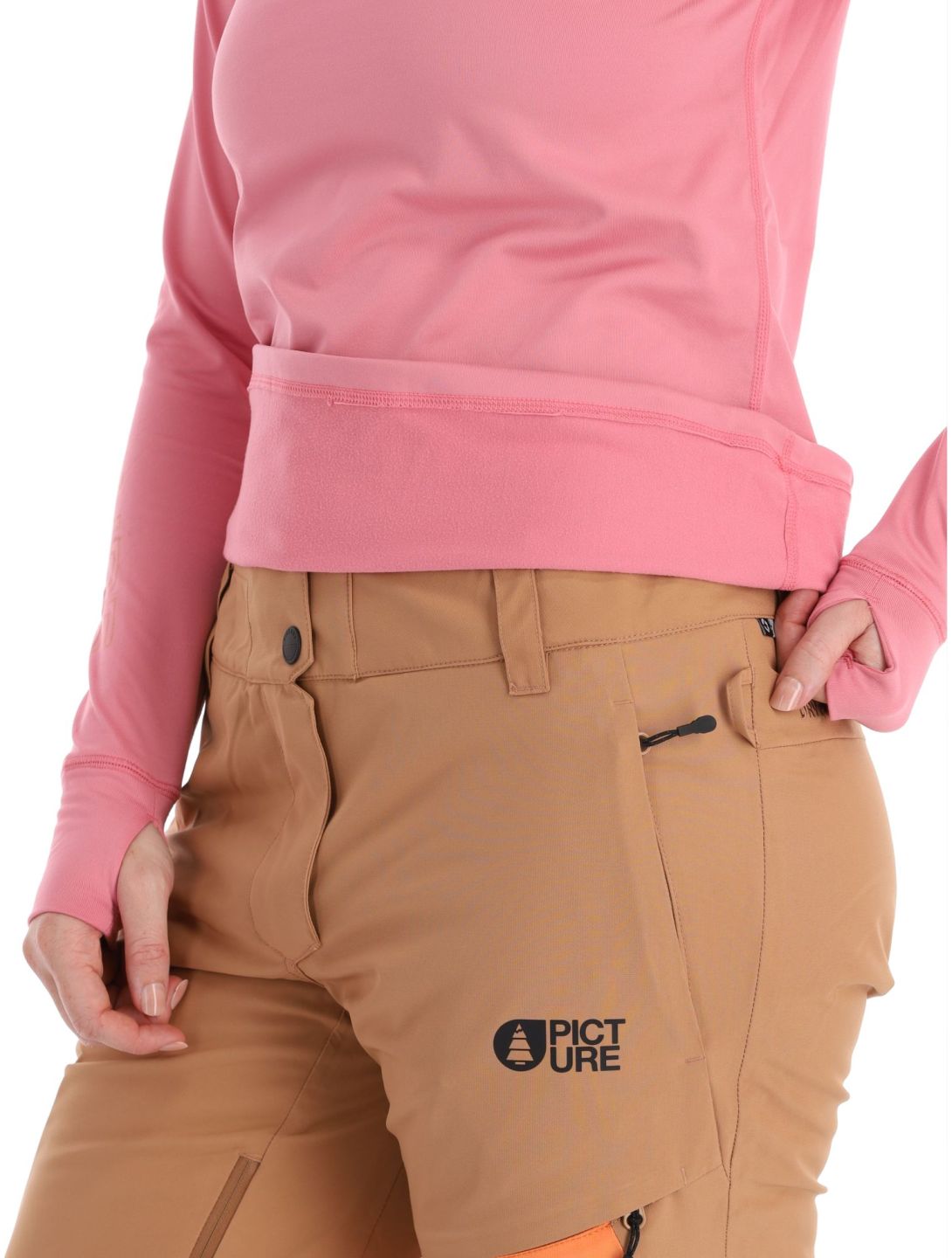 Picture, Pagaya High Fleece thermoshirt dames Cashmere Rose roze 