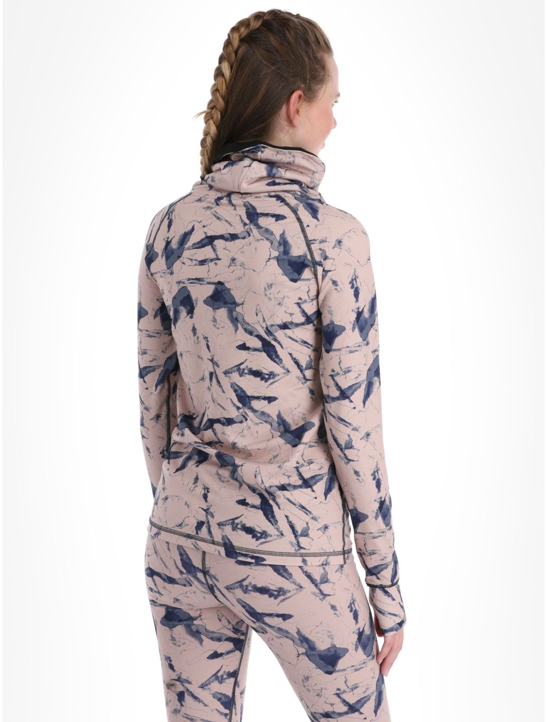 Picture, Pagaya Print Fleece thermoshirt dames Freeze roze 